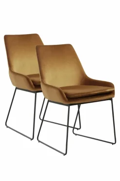 Stolar|Jotex MINOU Stol 2-pack Guldbrun