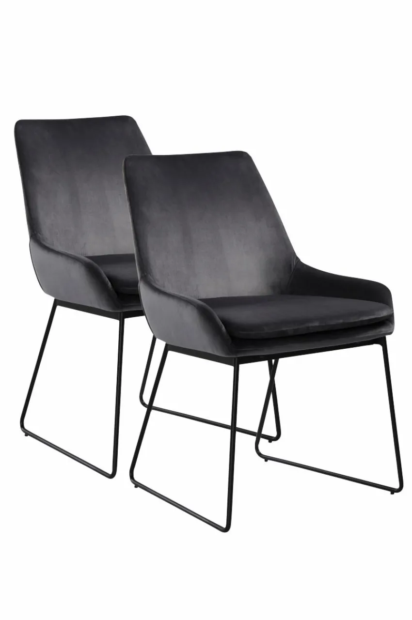 Stolar|Jotex MINOU Stol 2-pack Mörkgrå