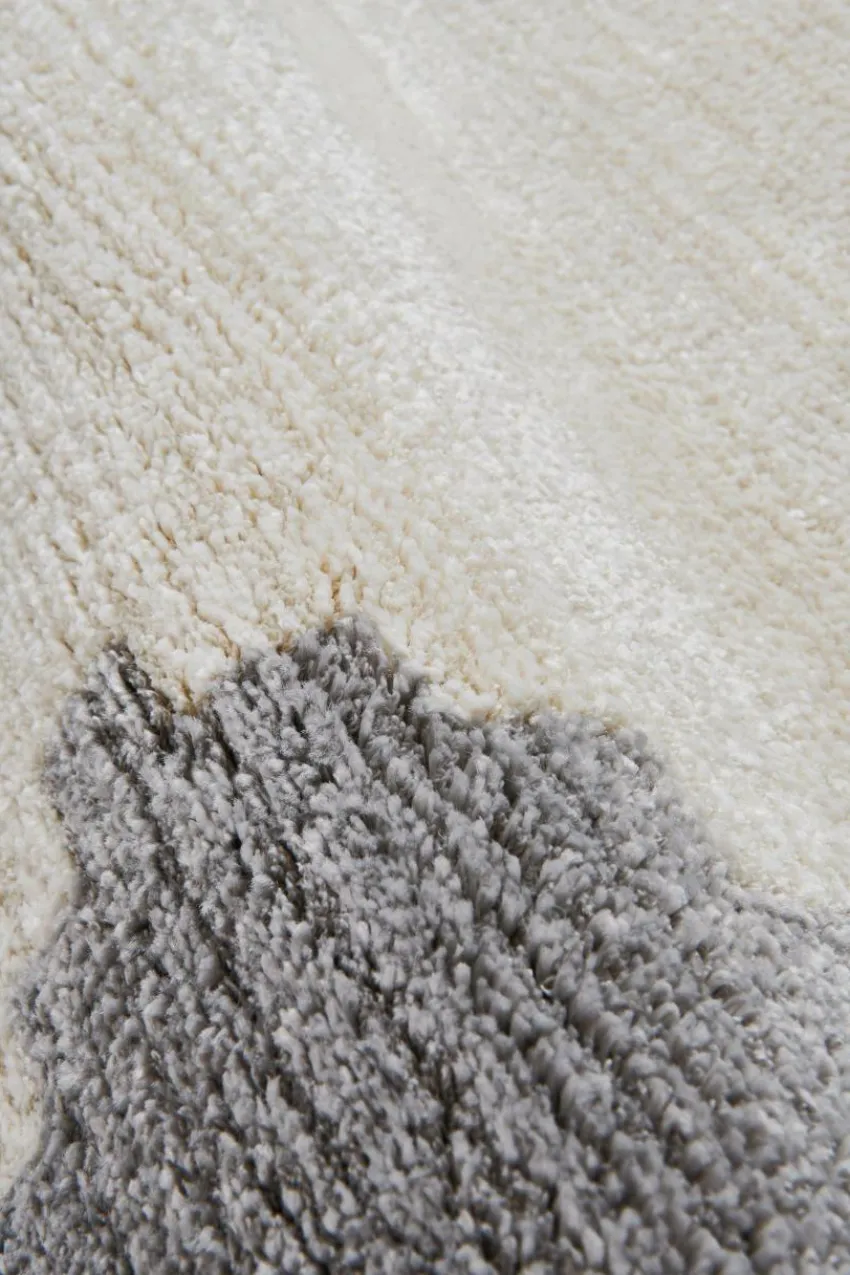 Lugg- & Ryamattor|Jotex MIRABELL Luggmatta 80x150 Cm Naturvit/ljusgrå
