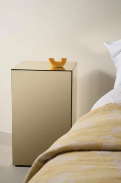 Förvaring|Jotex MIRRE Sängbord Vänster/champagne spegelglas