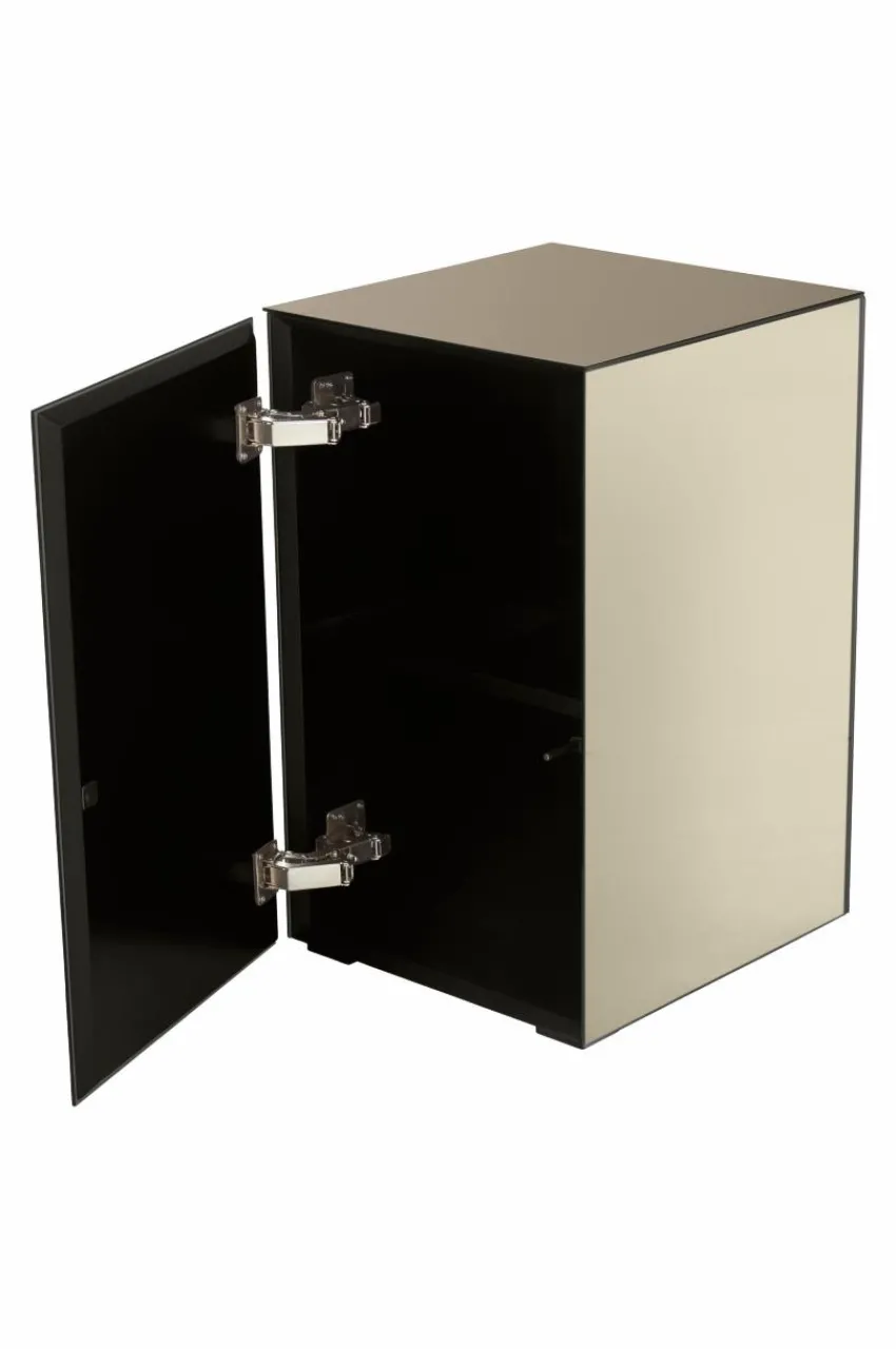 Förvaring|Jotex MIRRE Sängbord Vänster/champagne spegelglas