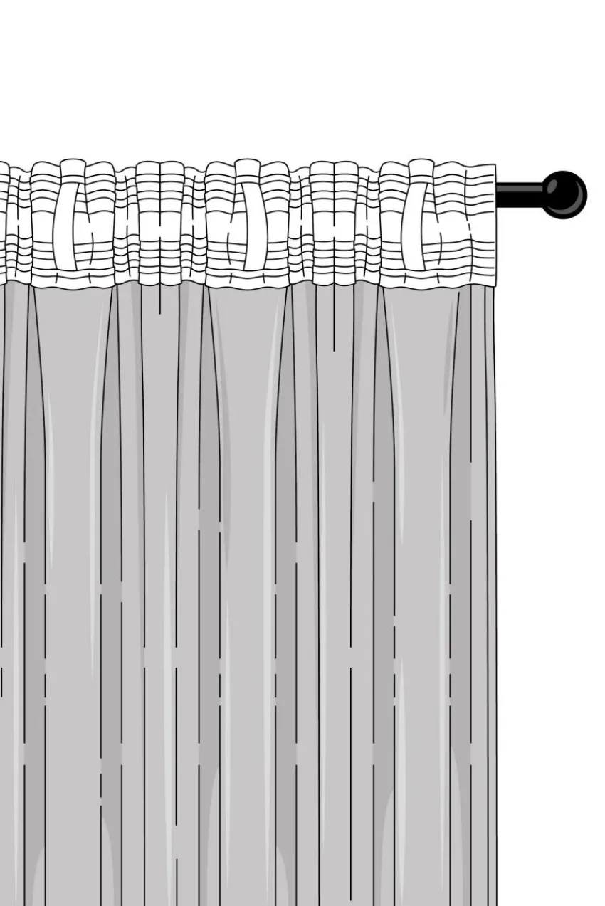 Julgardiner|Multifunktionsgardiner|Jotex MISSY funktionsgardin 2-pack Multi