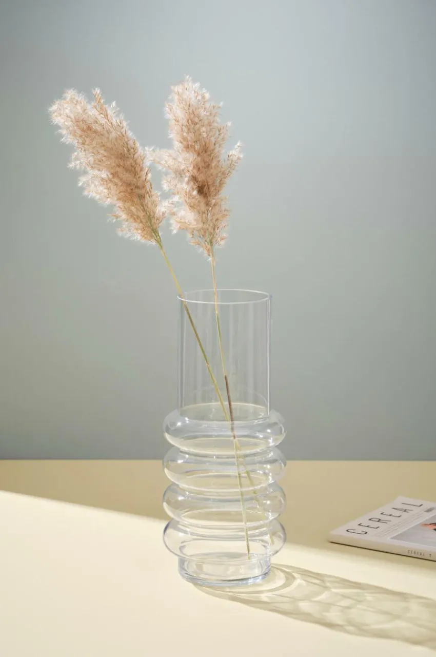 Vaser|Jotex MIST Glasvas - Höjd 36 Cm Klarglas