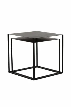 Bord|Jotex MOAPA Sidobord 2-pack 41x41 Cm, 46x46 Cm Svart