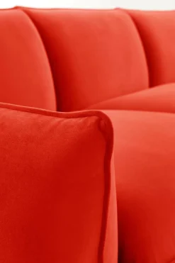 Soffor|Jotex MOLTON Soffa 3-sits Rödorange