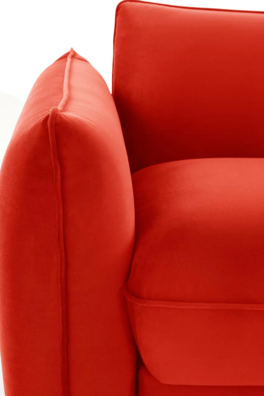 Soffor|Jotex MOLTON Soffa 3-sits Rödorange