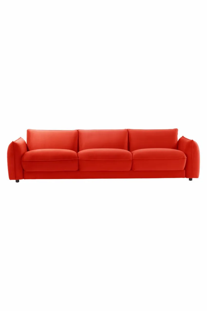 Soffor|Jotex MOLTON Soffa 3-sits Rödorange