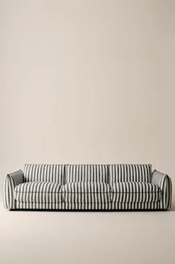 Soffor|Jotex MOLTON Soffa 3-sits Svart/vit
