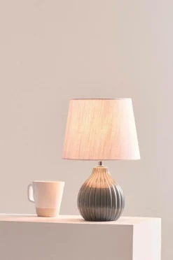 Bordslampor|Jotex MONA Bordslampa Grön/naturvit