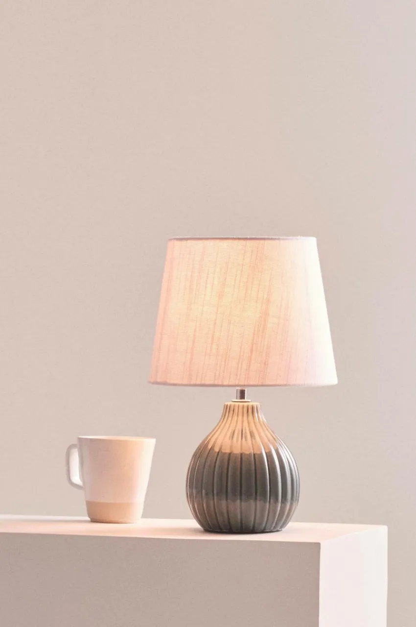 Bordslampor|Jotex MONA Bordslampa Grön/naturvit