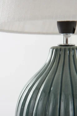 Bordslampor|Jotex MONA Bordslampa Grön/naturvit