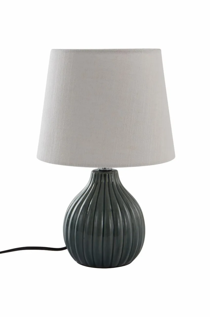 Bordslampor|Jotex MONA Bordslampa Grön/naturvit