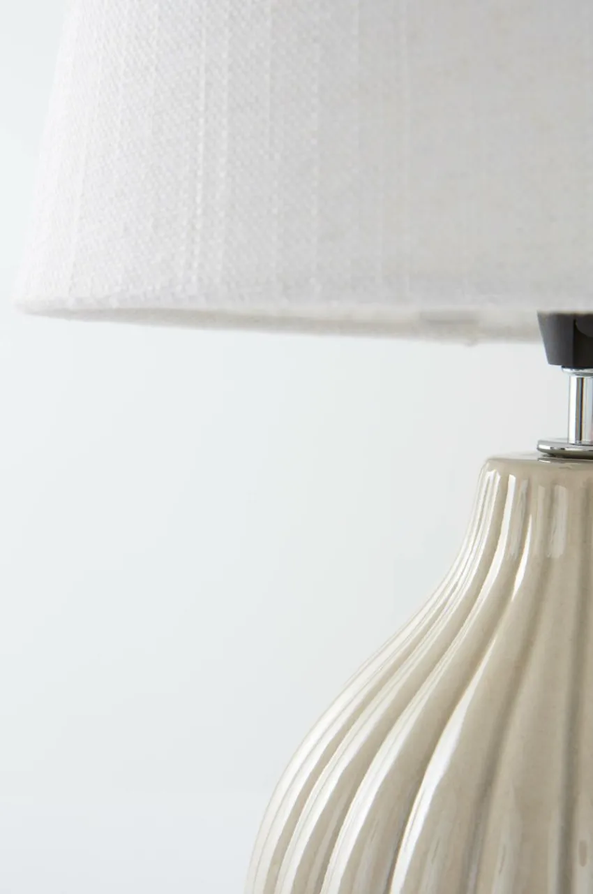 Bordslampor|Jotex MONA Bordslampa Beige/naturvit