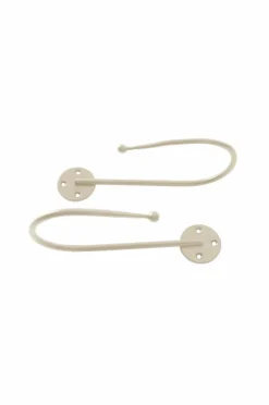 Gardinomtag|Jotex MONIQUE Gardinomtag 2-pack Varmgrå