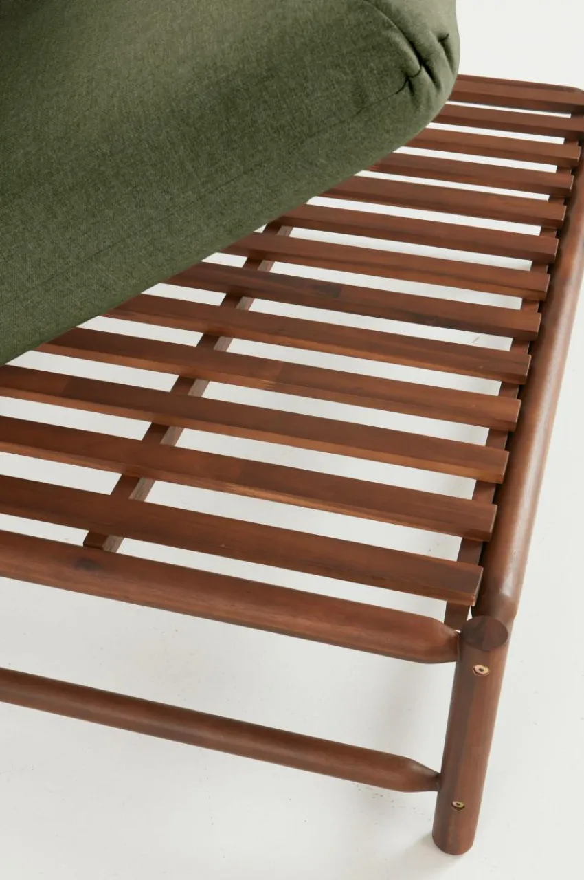 Utesoffor & Utebänkar|Utemöbler|Jotex MONTEGO Soffmodul Teak/mörkgrön