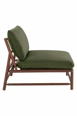Utesoffor & Utebänkar|Utemöbler|Jotex MONTEGO Soffmodul Teak/mörkgrön