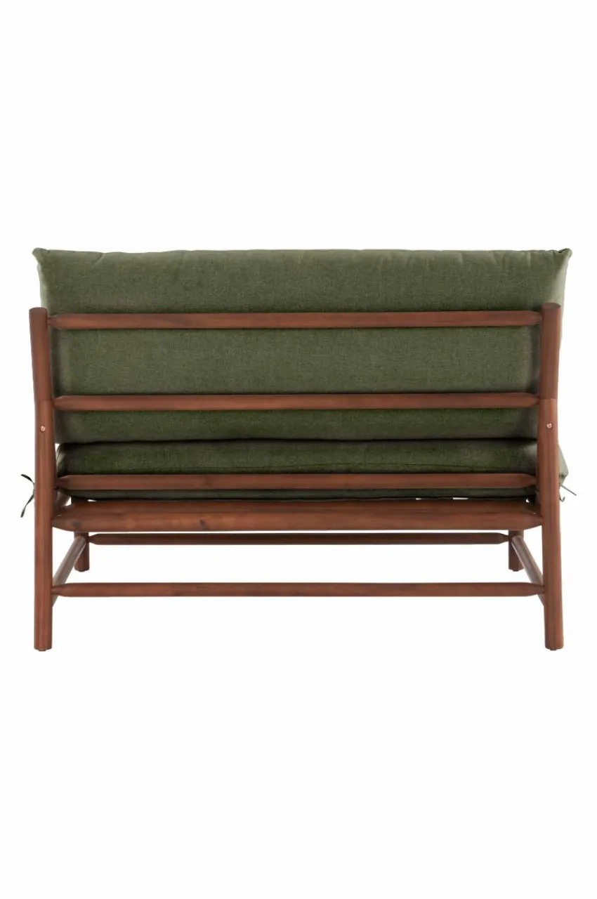 Utesoffor & Utebänkar|Utemöbler|Jotex MONTEGO Soffmodul Teak/mörkgrön