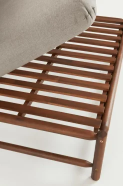 Utesoffor & Utebänkar|Utemöbler|Jotex MONTEGO Soffmodul Teak/gråbeige