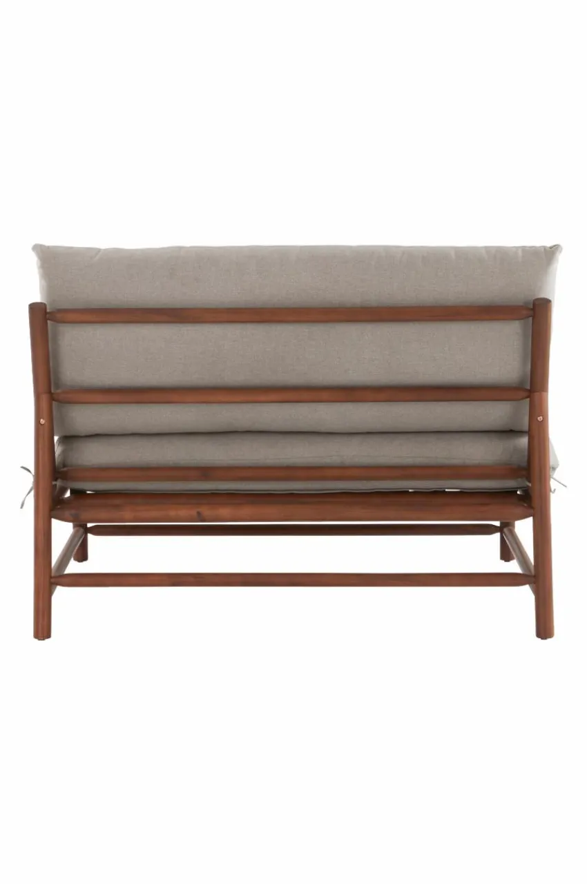 Utesoffor & Utebänkar|Utemöbler|Jotex MONTEGO Soffmodul Teak/gråbeige