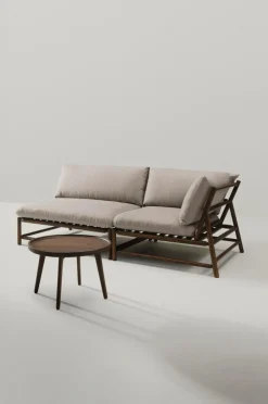 Utesoffor & Utebänkar|Utemöbler|Jotex MONTEGO Soffmodul Hörn Teak/gråbeige