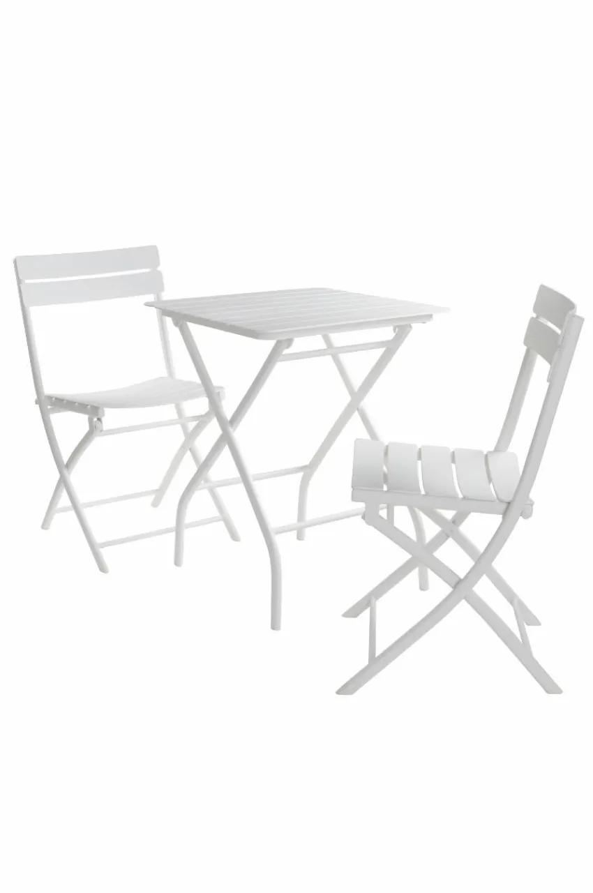 Utebord|Utemöbler|Jotex MONTMARTRE Cafébord 60x60 Cm Vit