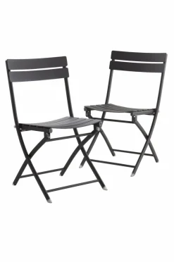 Utestolar & Utepallar|Utemöbler|Jotex MONTMARTRE Utestol 2-pack Svart