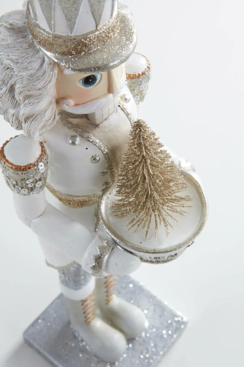 Juldekoration|Jotex MORITZ Dekorationsfigur Vit/silver