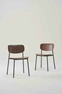 Stolar|Jotex MORRELL Stol 2-pack Valnöt