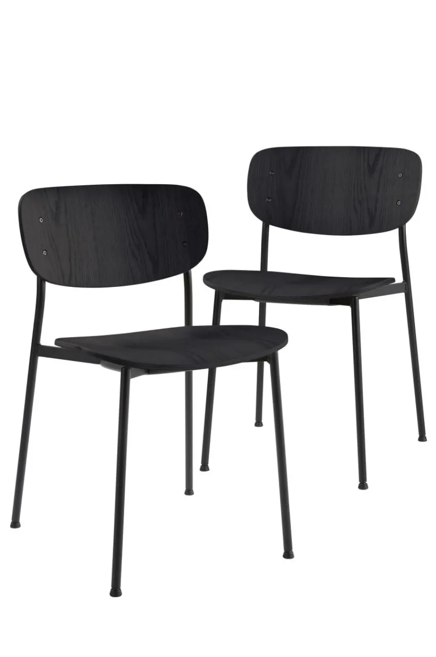 Stolar|Jotex MORRELL Stol 2-pack Svart ek