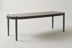 Bord|Jotex NATTAVAARA Ovalt Matbord 90x240 Cm Svart