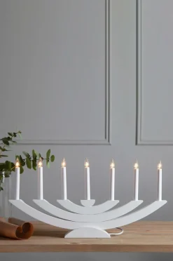 Julbelysning|Jotex NAVIDA Elljusstake Vit