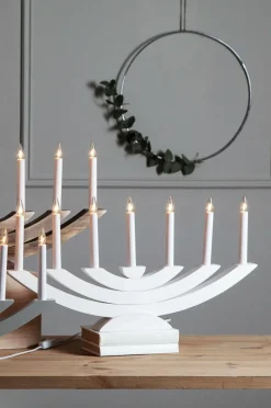 Julbelysning|Jotex NAVIDA Elljusstake Vit
