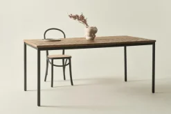 Bord|Jotex NEHRU Matbord 90x175 Cm Svart/trä