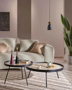 Bord|Jotex NENET Soffbord ø 84 Cm Svart