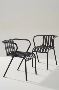 Utestolar & Utepallar|Utemöbler|Jotex NERJA Karmstol 2-pack Svart