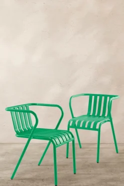 Utestolar & Utepallar|Utemöbler|Jotex NERJA Karmstol 2-pack Grön