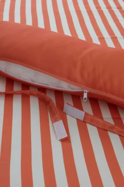 Stolsdynor & Sittkuddar|Utemöbler|Jotex NERJA Madrass Solsäng Orange/vit randig