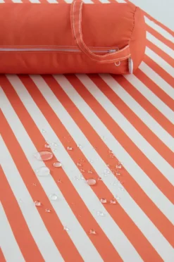 Stolsdynor & Sittkuddar|Utemöbler|Jotex NERJA Madrass Solsäng Orange/vit randig