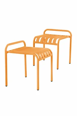 Utestolar & Utepallar|Utemöbler|Jotex NERJA Pall 2-pack Orange