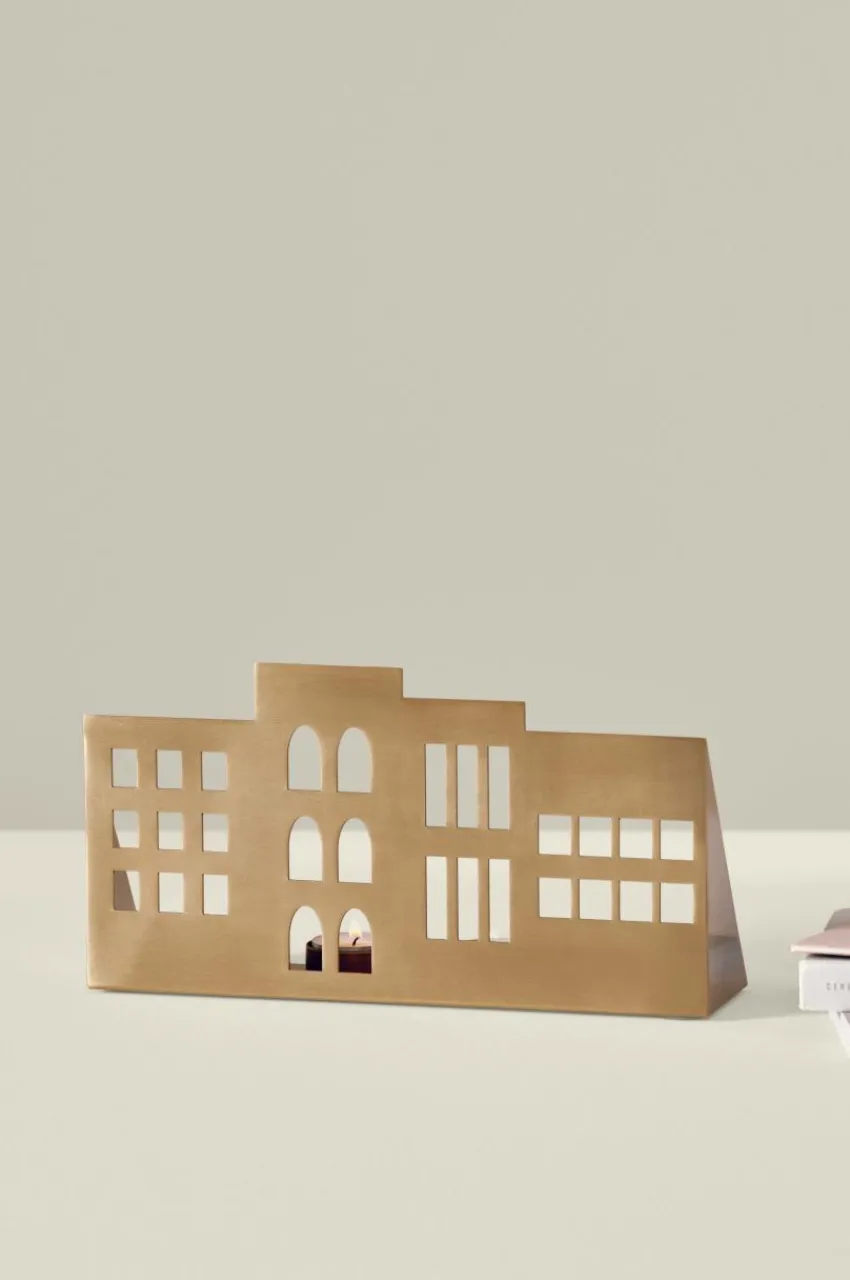 Ljuslyktor|Jotex NEW YORK Ljuslykta Guld