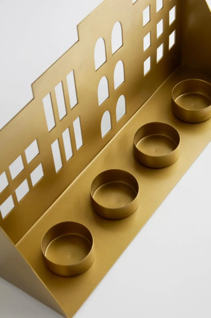 Ljuslyktor|Jotex NEW YORK Ljuslykta Guld