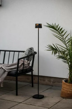 Utebelysning|Utebelysning|Jotex NICE Golvlampa Uppladdningsbar Utomhus Svart