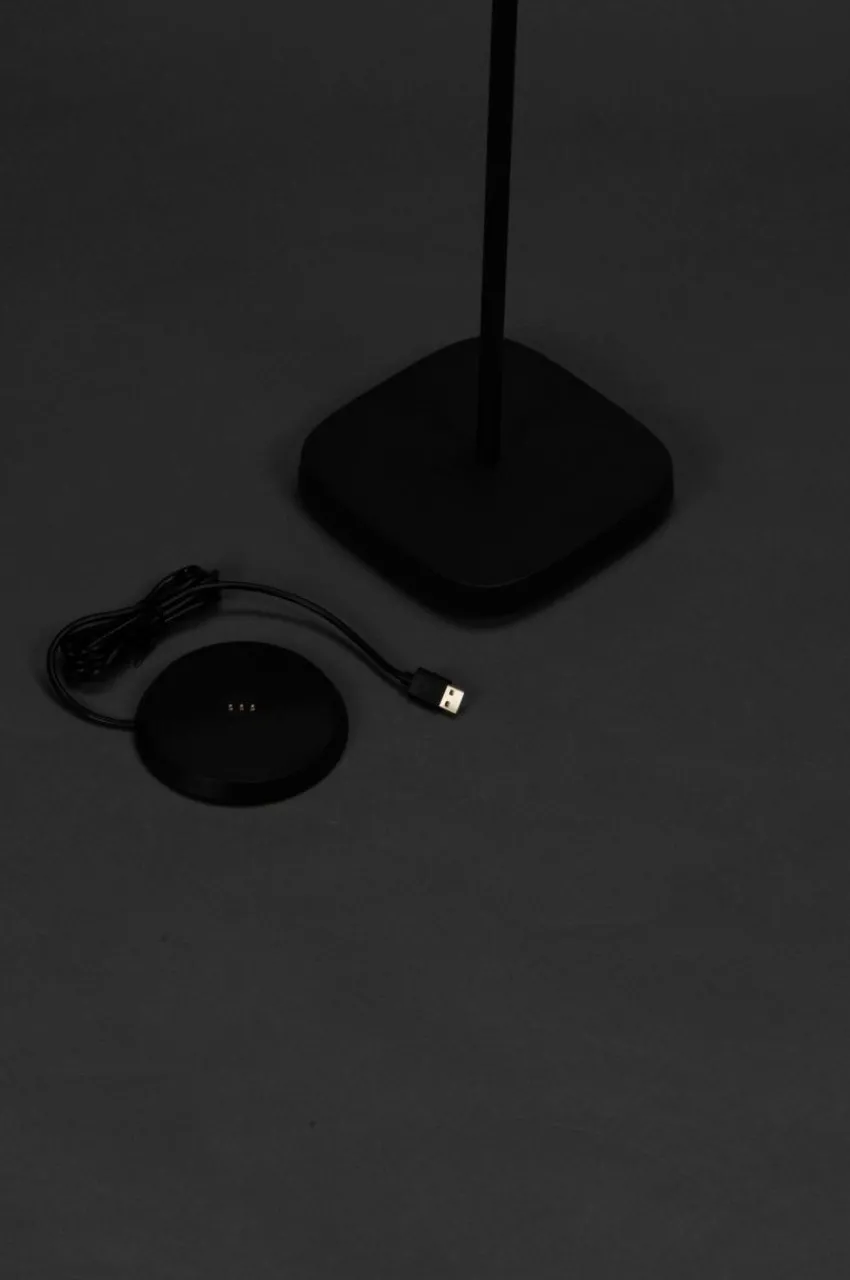 Utebelysning|Utebelysning|Jotex NICE Golvlampa Uppladdningsbar Utomhus Svart