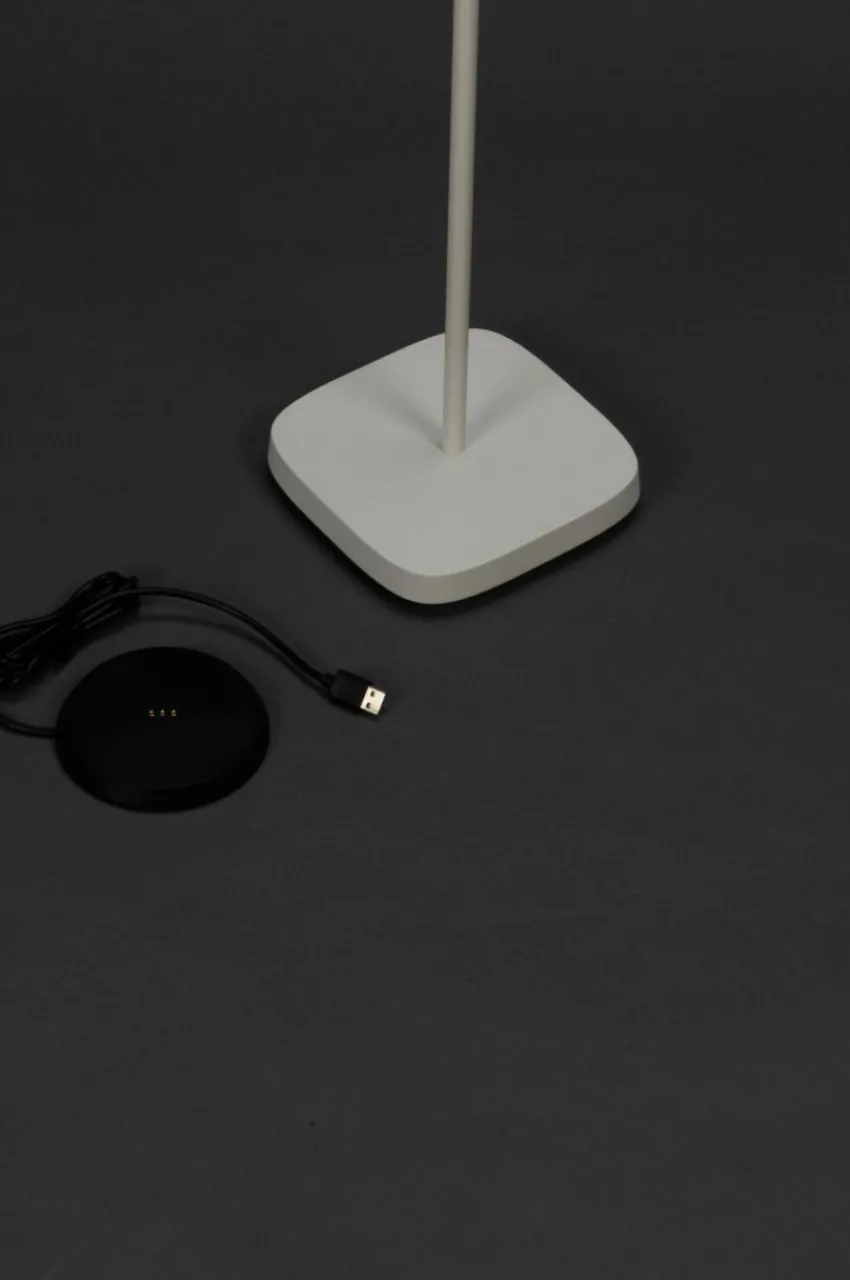 Utebelysning|Utebelysning|Jotex NICE Golvlampa Uppladdningsbar Utomhus Vit