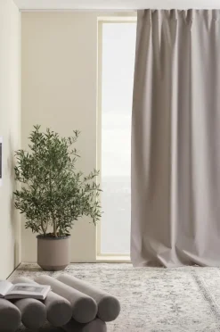 Multifunktionsgardiner|Mörkläggningsgardiner|Jotex NIKA Mörkläggningsgardin - 1 Längd Beige