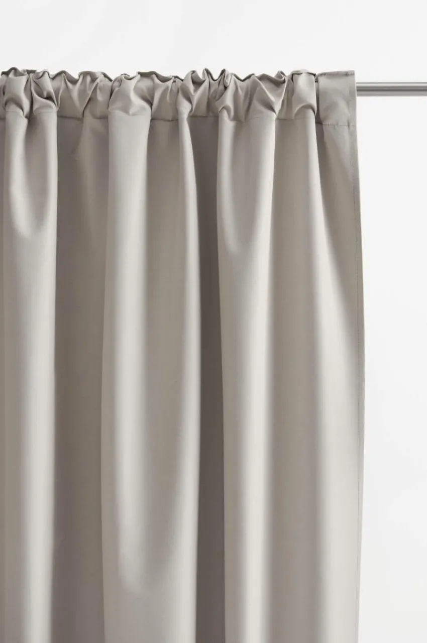 Multifunktionsgardiner|Mörkläggningsgardiner|Jotex NIKA Mörkläggningsgardin - 1 Längd Beige