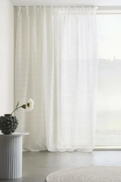 Multifunktionsgardiner|Jotex NILA Multifunktionsgardin 1 Längd - Extra Bred Naturvit