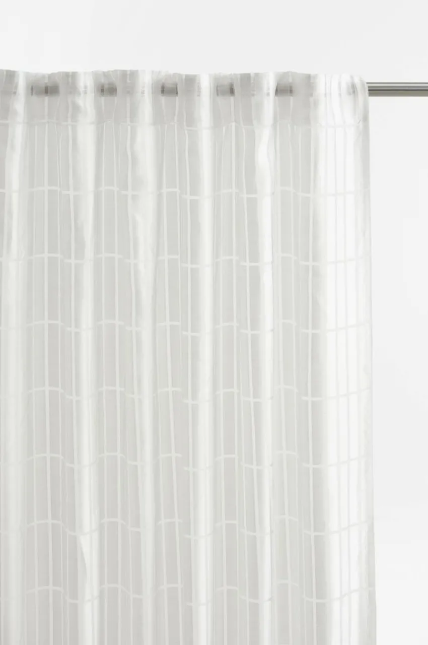 Multifunktionsgardiner|Jotex NILA Multifunktionsgardin 1 Längd - Extra Bred Naturvit