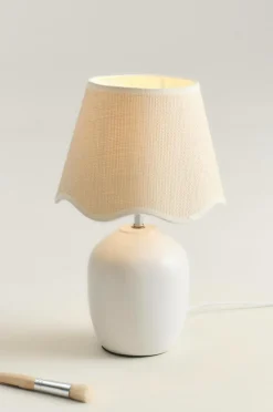 Bordslampor|Jotex NIMES Bordslampa Vit/natur