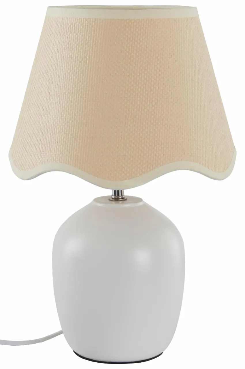 Bordslampor|Jotex NIMES Bordslampa Vit/natur